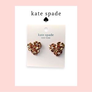 🆕 Kate Spade ♠️ Rose Gold Floral Studs